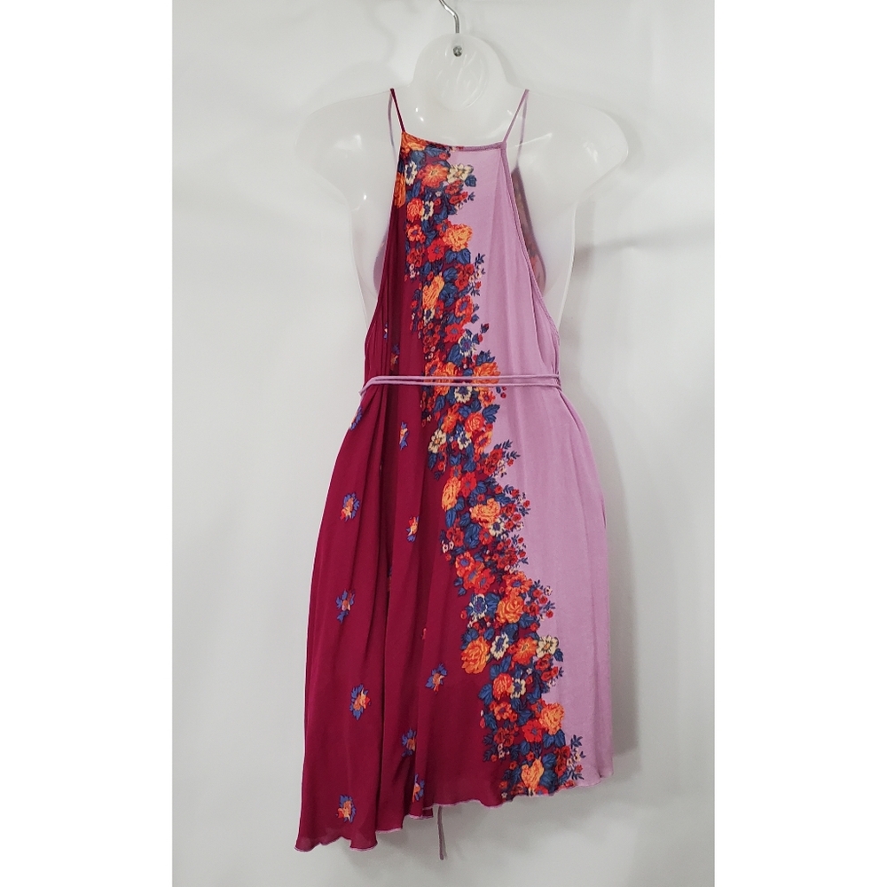 Free People It's A Cinch Magenta Floral Dress - Picture 8 of 11